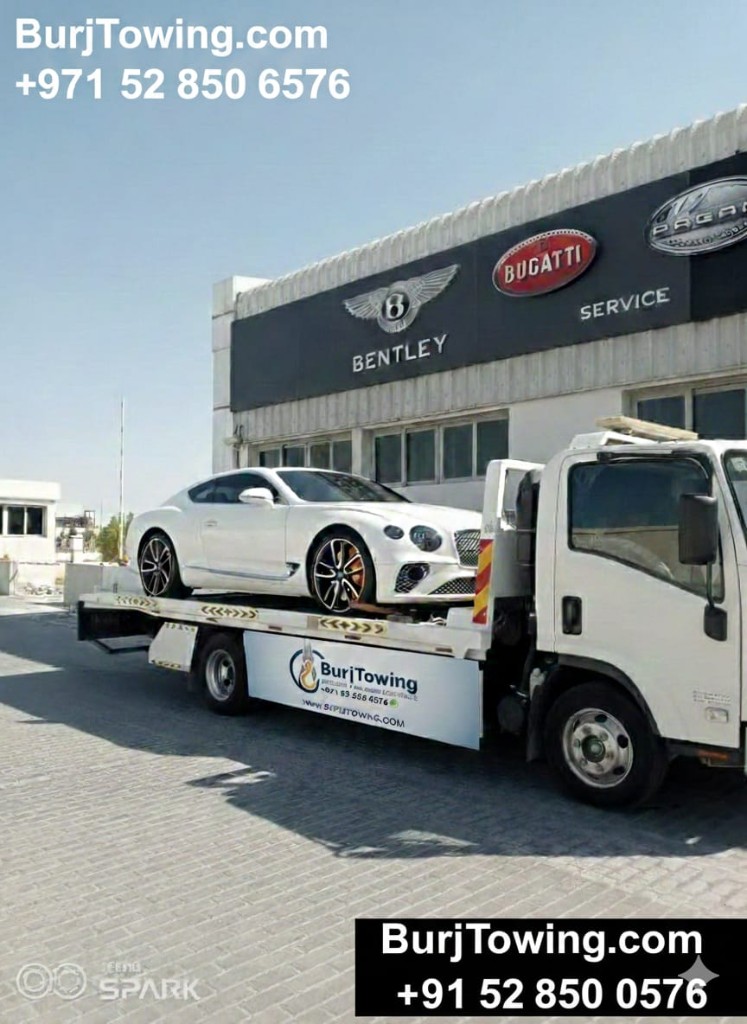 Bentley towing service Dubai - BurjTowing vehicle recovery